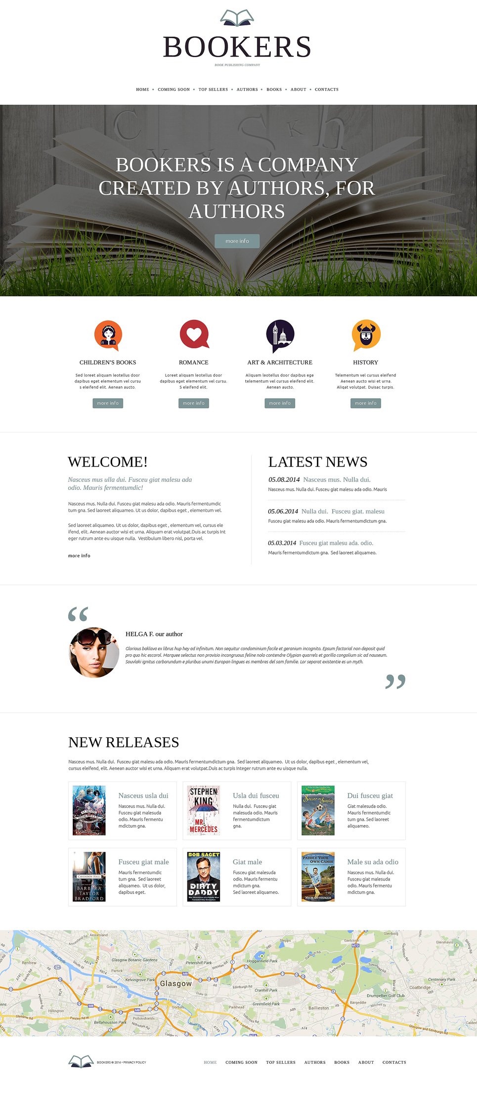Publishing Company Responsive Website Template New Screenshots BIG
