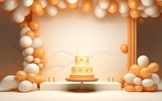 Blank celebration template background
