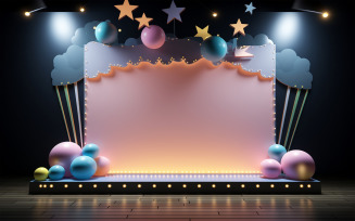 Celebration stage background