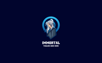 Immortal Mascot Cartoon Logo