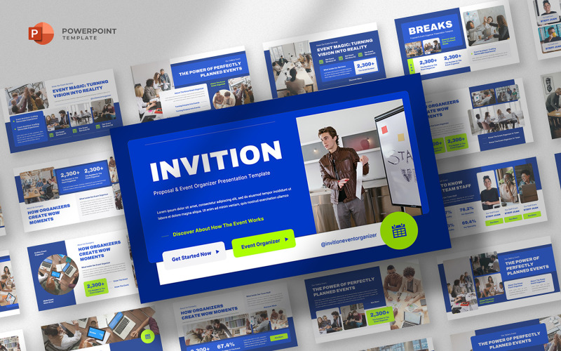 Invition - Event Proposal Powerpoint Template PowerPoint Template