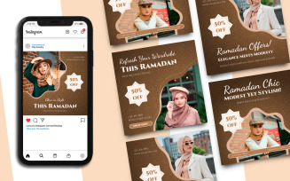 Ramadan Sale Instagram Post Template 357