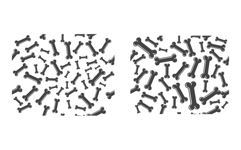 Bone vector icon pet dog forensics icon Vector illustration v.10 Illustration