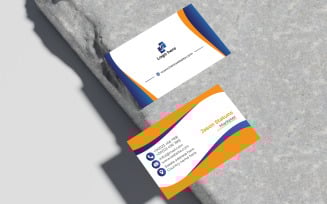 Company Card Template for a Modern Business Card