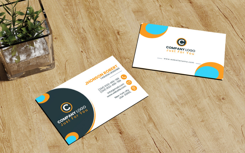 Modifiable Contemporary Business Card Designs Corporate Identity