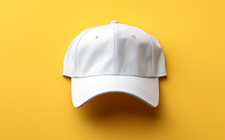 White cap template background