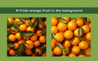 Fresh orange fruit in the background