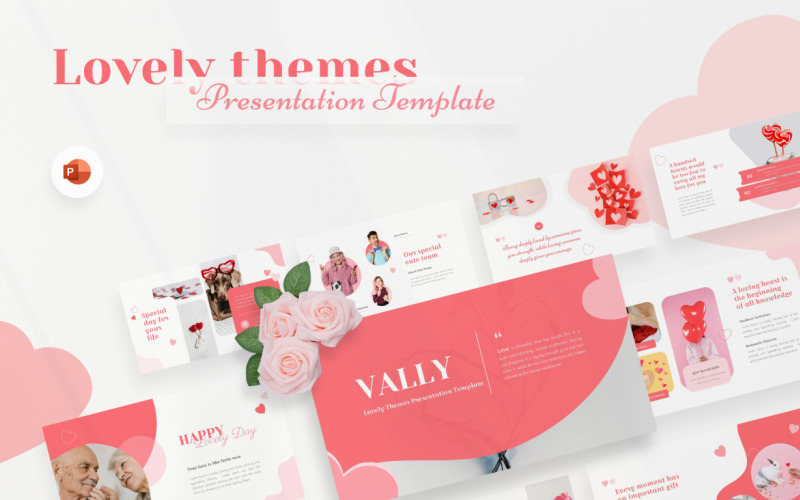 Vally- Lovely Themes PowerPoint Presentation PowerPoint Template