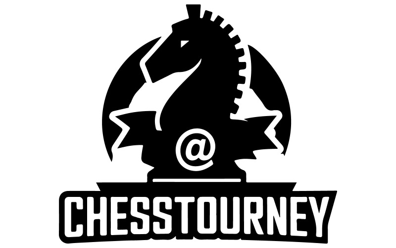A logo for chess tournament illustration Illustration