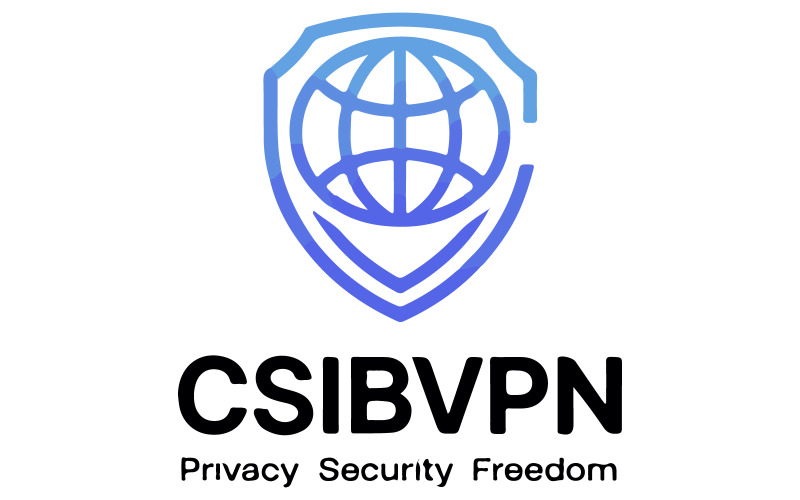 Logo for a VPN provider illustration Illustration