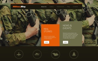 Army Responsive WordPress Theme