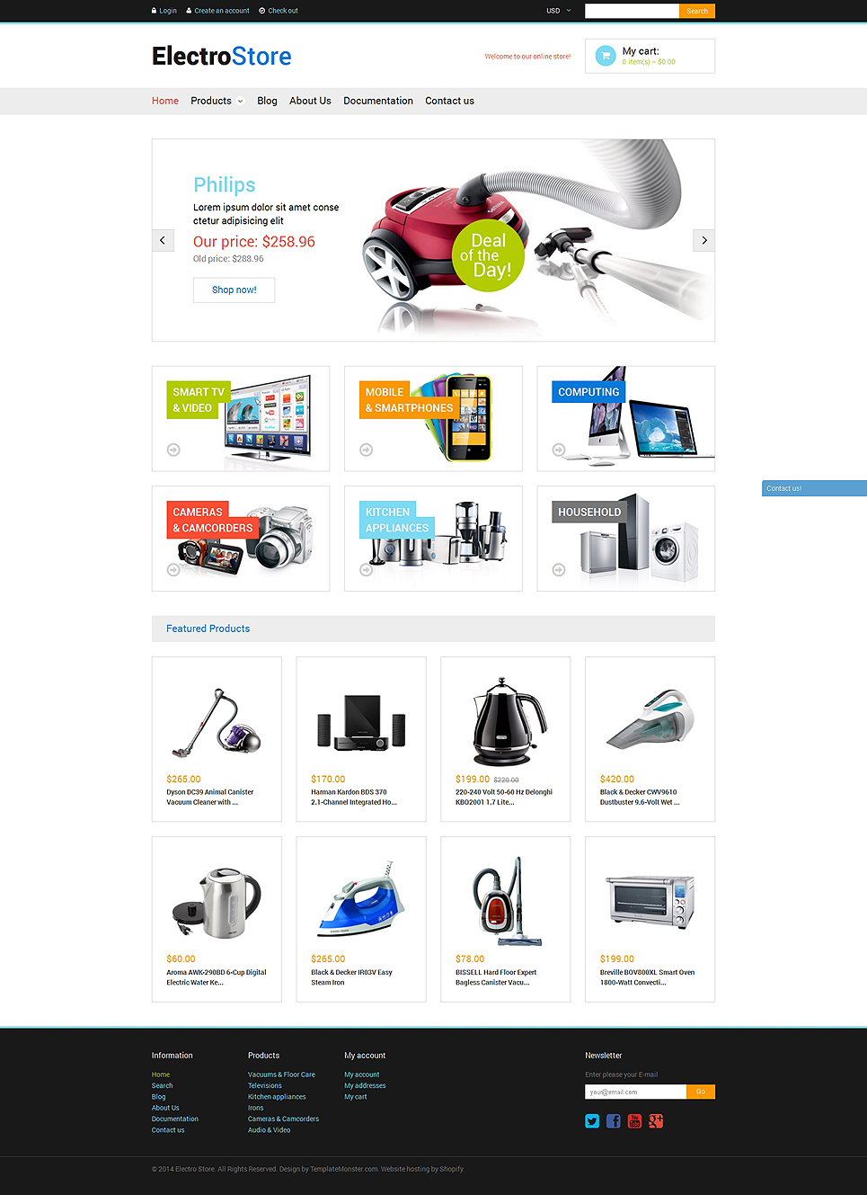 Electronics Store Responsive Shopify Theme New Screenshots BIG