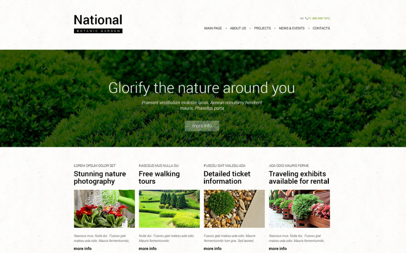 Garden Design Responsive Website Template