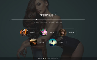 Photographer Portfolio Website Template