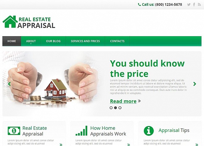 Real Estate Agency Premium Moto CMS HTML Template Big Screenshot Real Estate Agency Moto CMS HTML Template New Screenshots BIG