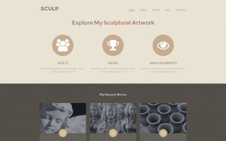 Sculpture Responsive WordPress Theme
