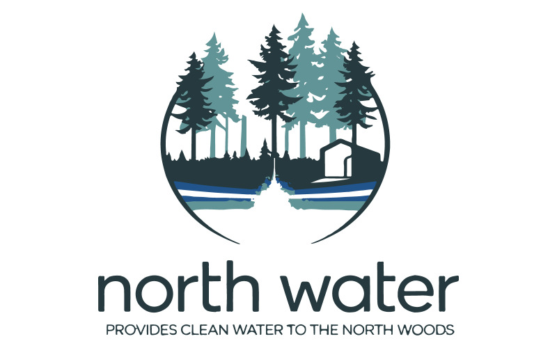 A logo for North Water company Illustration