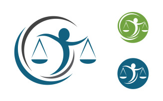 Business Justice law Template vector illustration design v.1