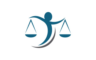 Business Justice law Template vector illustration design v.6