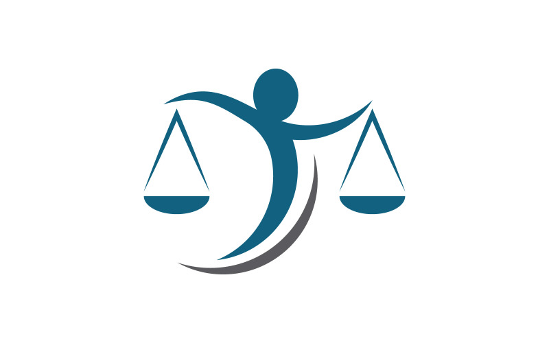 Business Justice law Template vector illustration design v.6 Logo Template