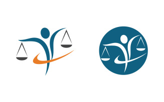 Business Justice law Template vector illustration design v.8