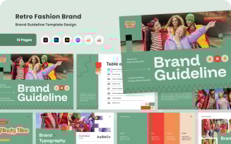 Retro Vintage Fashion Brand Guideline - Classic and Timeless