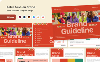Retro Vintage Fashion Brand Guideline - Iconic and Stylish