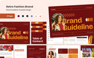 Retro Vintage Fashion Brand Guideline - Modern and Elegant
