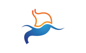 Medical Health Stomach care icon Logo designs Template v.1