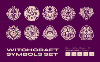 Modern Witchcraft Symbols Set
