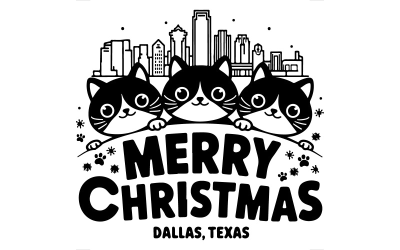 T-shirt design with cute cats illustration Illustration
