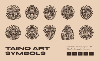 Taino Art and Symbols Set