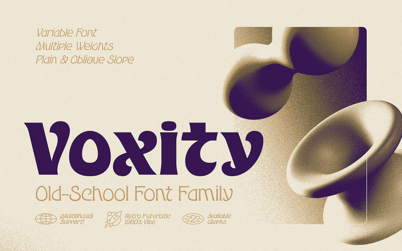 Voxity Old-School Font Family