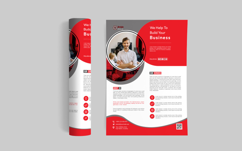 Creative Marketing Agency Flyer Design Template Corporate Identity