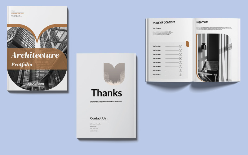 Elite Real Estate Portfolio Template Magazine Template