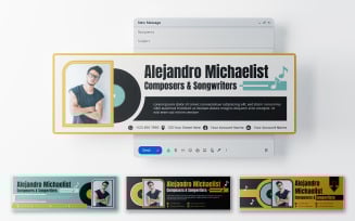 Modern Email Header Template 368