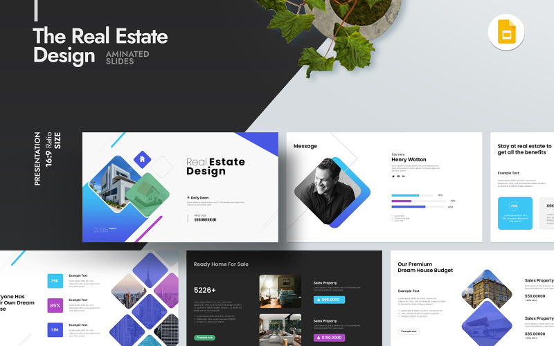 Real Estate Pro Google Slide Presentation Template*