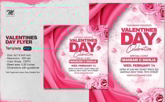 Valentines Day Flyer Template PSD