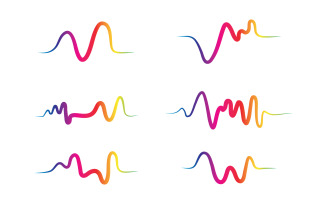 Heartbeat line Pulse Vector illustration design v.4