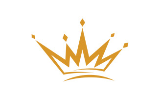 Crown of king Luxury Logo Template vector icon V.1