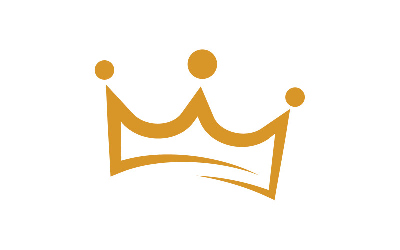 Crown of king Luxury Logo Template vector icon V.4