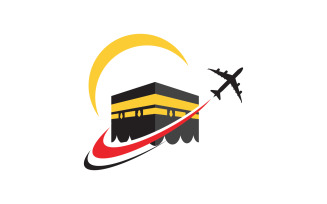 Kaaba vector illustration icon design template v.21