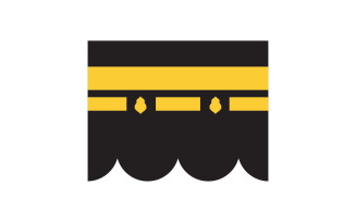 Kaaba vector illustration icon design template v.22