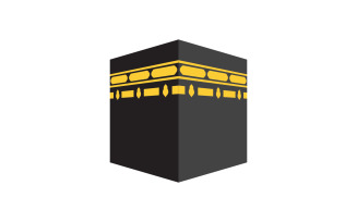 Kaaba vector illustration icon design template v.23