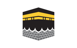 Kaaba vector illustration icon design template v.28