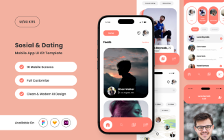BlissMatch - Premium Social and Dating App UI Kit
