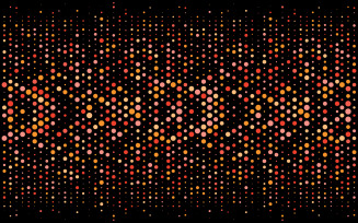 Halftone illustration design background template v.11