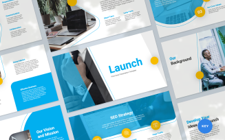 Launch Pitch Deck Presentation Keynote Template