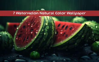 Watermelon Natural Color Wallpaper