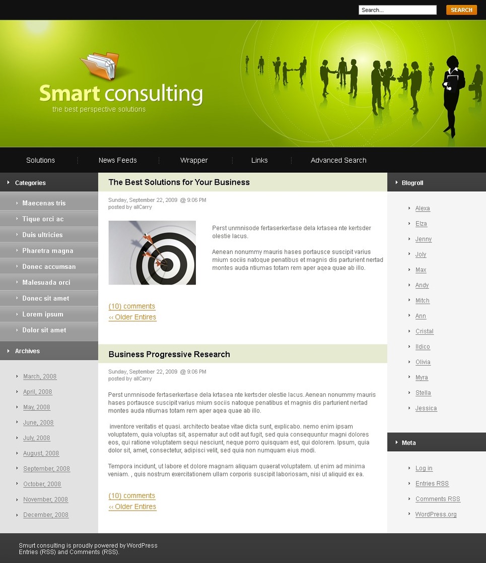 Consulting PSD Template New Screenshots BIG